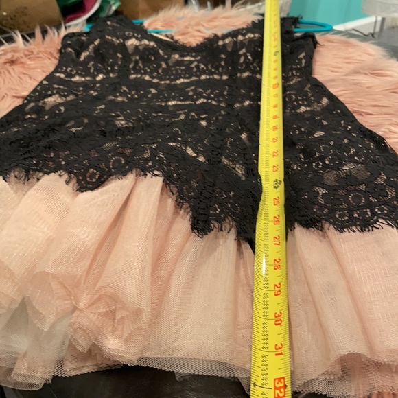 Betsy & Adam Women's Lace-Overlay Tulle A-Line Dress - Picture 6 of 8